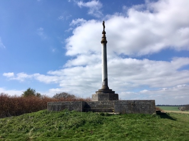 Lord Wantage monument on the Ridgeway, near Wantage