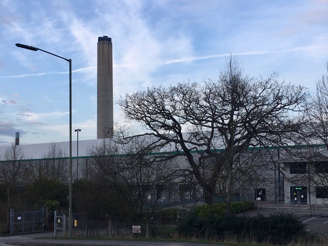 Didcot Power Station chimney (February 2020)