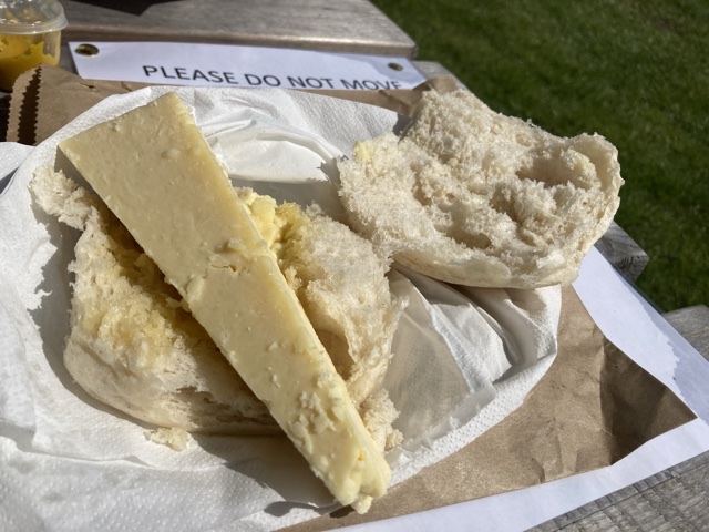 Cheese roll, Bell Inn at Aldworth