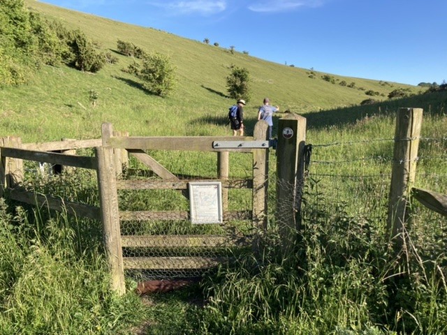 Access gate into Juniper Valley